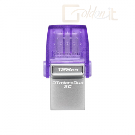 USB Ram Drive Kingston 128GB DT microDuo 3C USB3.2 Silver/Purple - DTDUO3CG3/128GB