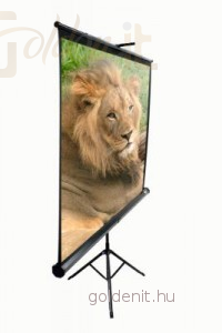 EliteScreen T113UWS1 113''(1:1) Tripod Series: Portable Pull Up Projector Screen