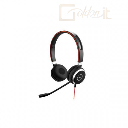 Fejhallgatók, mikrofonok Jabra Evolve 40 UC Duo Black - 14401-10