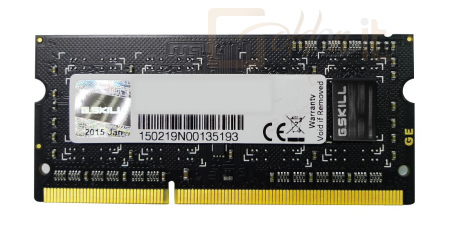RAM - Notebook G.SKILL 8GB DDR3 1333MHz Kit(2x4GB) SODIMM - F3-10666CL9D-8GBSQ
