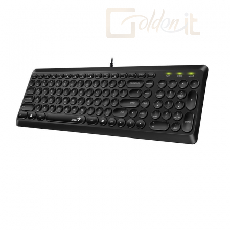 Billentyűzet Genius SlimStar Q200 Keyboard Black HU - 31310020404