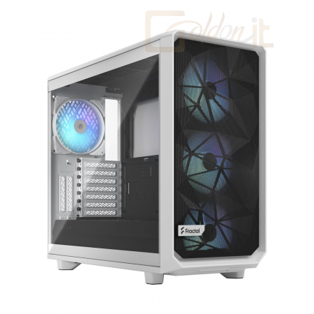 Ház Fractal Design Meshify 2 RGB Tempered Glass White - FD-C-MES2A-08