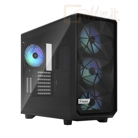 Ház Fractal Design Meshify 2 RGB Tempered Glass Black - FD-C-MES2A-06