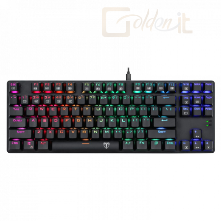 Billentyűzet T-Dagger Bora wired keyboard, blue switch - T-TGK315_BLUE_HU