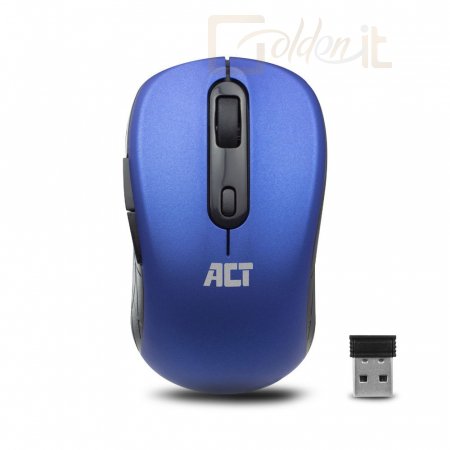 Egér ACT AC5140 Wireless Mouse Blue - AC5140