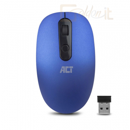 Egér ACT AC5120 Wireless Mouse Blue - AC5120