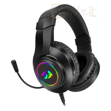 Fejhallgatók, mikrofonok Redragon HYLAS balck, Wired headset, RGB backlight - H260RGB