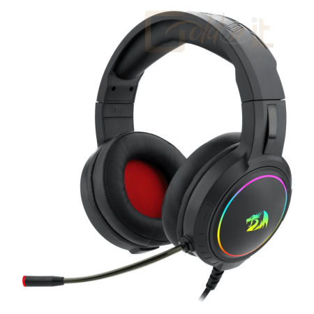Fejhallgatók, mikrofonok Redragon Mento, Wired headset, Red backlight - H270-RGB
