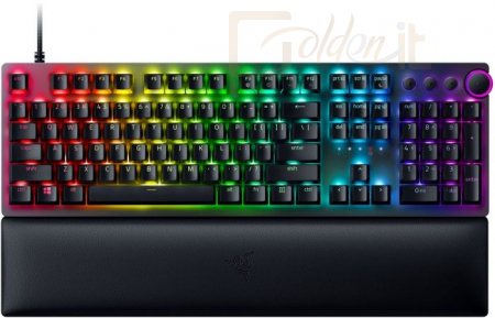 Billentyűzet Razer Huntsman V2 Red Switch Mechanical Keyboard Black US - RZ03-03930100-R3M1