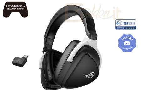 Fejhallgatók, mikrofonok Asus ROG Delta S Wireless Headset Black - 90YH03IW-B3UA00