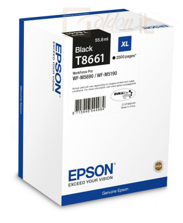 Nyomtató - Tintapatron Epson T8661 Black - C13T866140
