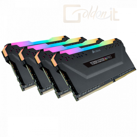 RAM Corsair 64GB DDR4 3600MHz Kit(4x16GB) Vengeance RGB Pro Black - CMW64GX4M2D3600C18