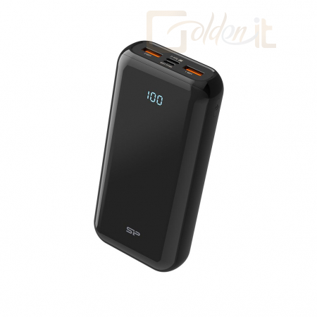 Powerbank vésztöltők Silicon Power QS28 20000mAh PowerBank Black - SP20KMAPBKQS280K