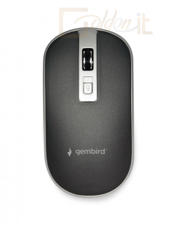 Egér Gembird MUS-4B-06-BS Optical mouse Black/Silver - MUS-4B-06-BS