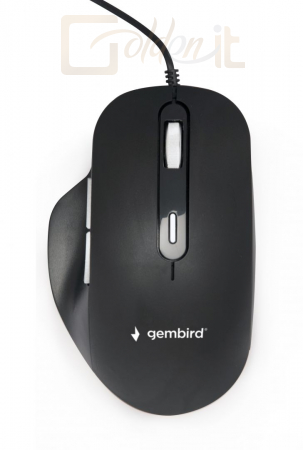 Egér Gembird MUS-6B-02 optical mouse Black - MUS-6B-02