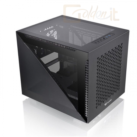 Ház Thermaltake Divider 200 TG Air Tempered Glass Black - CA-1V1-00S1WN-01