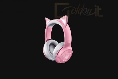 Fejhallgatók, mikrofonok Razer Kraken BT Kitty Edition Wireless Gaming Headset - RZ04-03520300-R3M1