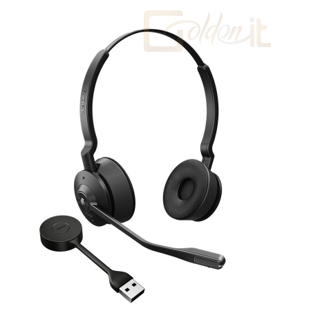 Fejhallgatók, mikrofonok Jabra Engage 55 MS Teams Stereo Headset Black - 9559-450-111