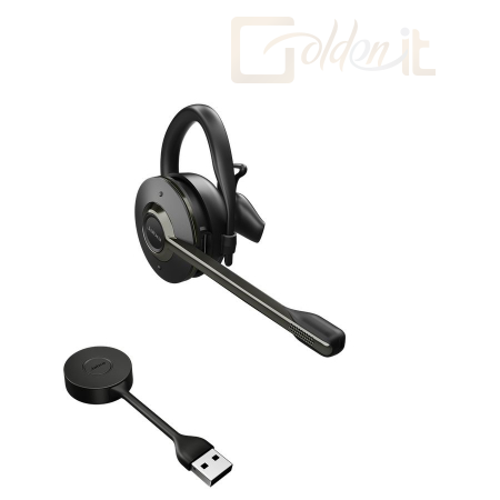 Fejhallgatók, mikrofonok Jabra Engage 55 UC Mono Headset Black - 9555-410-111