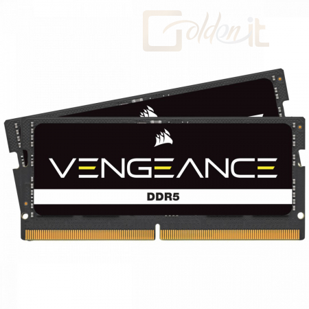 RAM - Notebook Corsair 32GB DDR5 4800MHz Kit(2x16GB) SODIMM Vengeance - CMSX32GX5M2A4800C40