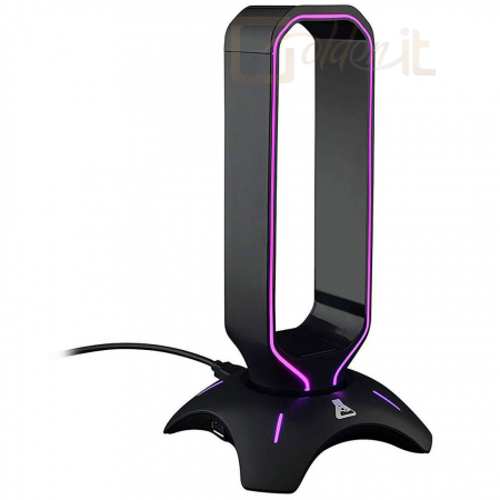 Fejhallgatók, mikrofonok The G-Lab K-Stand Radon Gaming Headset Stand Black - K-STAND-RADON