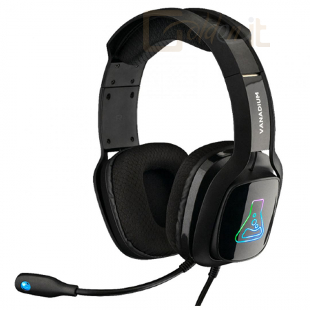 Fejhallgatók, mikrofonok The G-Lab Korp Vanadium Gaming Headset Black - KORP-VANADIUM-B