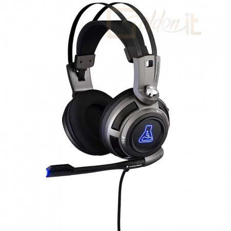 Fejhallgatók, mikrofonok The G-Lab Korp 200G Gaming Headset Black/Grey - KORP200-G