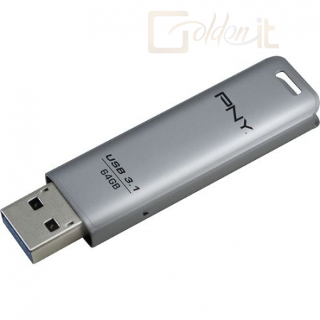 USB Ram Drive PNY 64GB Elite Steel USB 3.1 Metal - FD64GESTEEL31G-EF