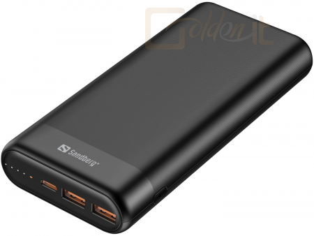 Powerbank vésztöltők Sandberg 420-62 20000mAh PowerBank Black - 420-62