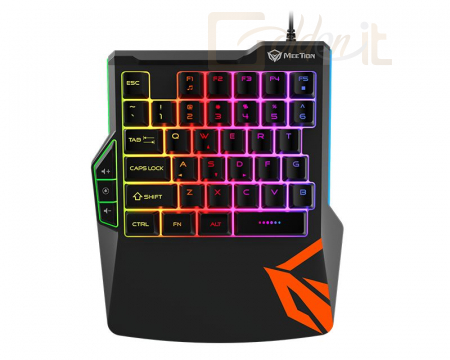 Billentyűzet Meetion KB015 Left One-Handed Gaming Keyboard Black - MT-KB015