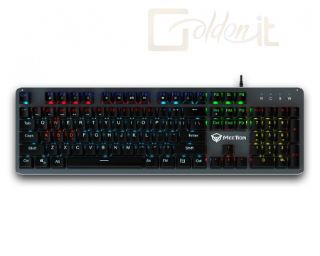 Billentyűzet Meetion MK007 RGB Backlit Mechanical Gaming Keyboard Black HU - MT-MK007