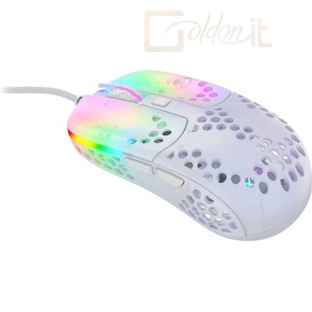 Egér Xtrfy MZ1W RGB Wireless Gaming Mouse White - MZ1W-RGB-WHITE-TP
