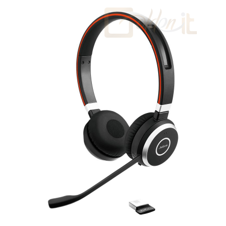 Fejhallgatók, mikrofonok Jabra Evolve 65 SE UC Stereo Headset + Charging Stand Black - 6599-833-499