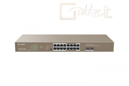 Hálózati eszközök IP-COM G1118P-16-250W 16GE+2SFP Ethernet Unmanaged Switch With 16-Port PoE - G1118P-16-250W