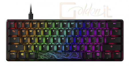 Billentyűzet HP HyperX Alloy Origins 60 RGB HX Red Switch Mechanical Gaming Keyboard Black US - 4P5N4AA#ABA