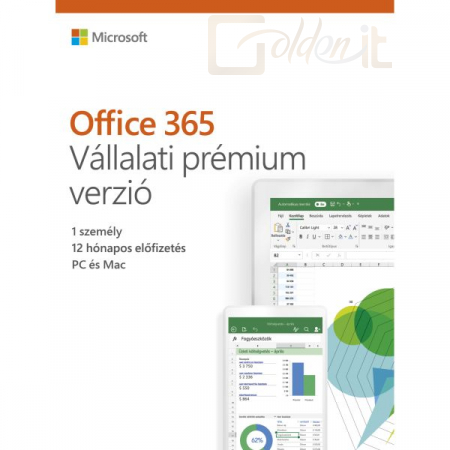 Office Microsoft Office 365 Business 1 Felhasználó 5 Eszköz 1 Év HUN Online Licence - KLQ-00211