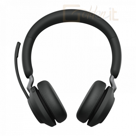 Fejhallgatók, mikrofonok Jabra Evolve2 65 MS Teams Stereo Bluetooth Headset Black - 26599-999-899