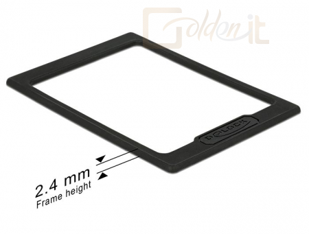 Mobilrack DeLock 2,5″ HDD/SSD Extension Frame Black - 18216