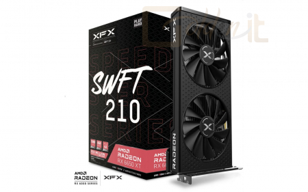 Videókártya XFX RX6650XT 8GB DDR6 SWFT210 Core Gaming - RX-665X8DFDY