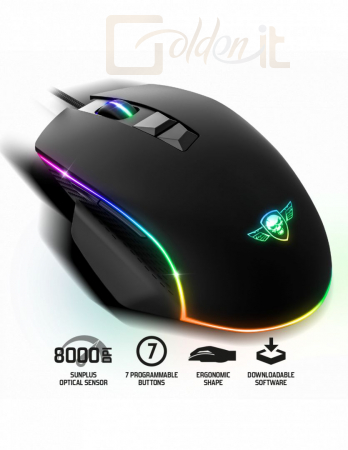 Egér Spirit Of Gamer Pro M1 Black - S-PM1