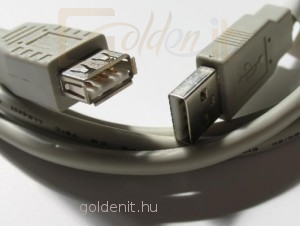 USB 2.0 hosszabbító kábel A/M-A/F, 1.8m (KKTU22)