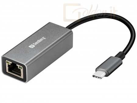 Hálózati eszközök Sandberg USB-C Gigabit Network Adapter - 136-04