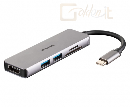 Notebook kiegészitők D-Link DUB-M530 5-in-1 USB-C Hub with HDMI and SD/microSD Card Reader - DUB-M530