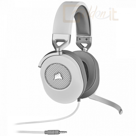 Fejhallgatók, mikrofonok Corsair HS65 Surround Gaming Headset White - CA-9011271-EU