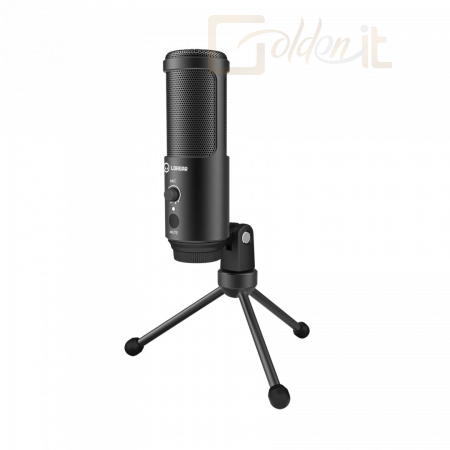 Fejhallgatók, mikrofonok LOGAR 521 Professional Microphone Voicer Black - LRG-CMT521