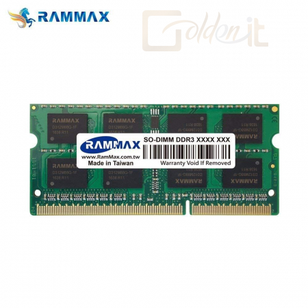 RAM - Notebook RamMax 8GB DDR3 1600MHz SODIMM - RM-SD1600-8GB