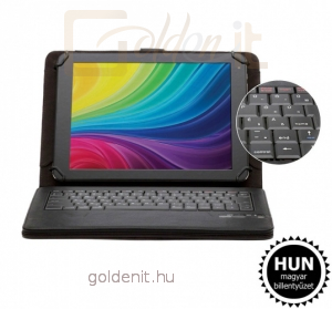 Alcor BT-100 Billentyűzet HU Bluetooth + Tok 9” - 10” tabletekhez