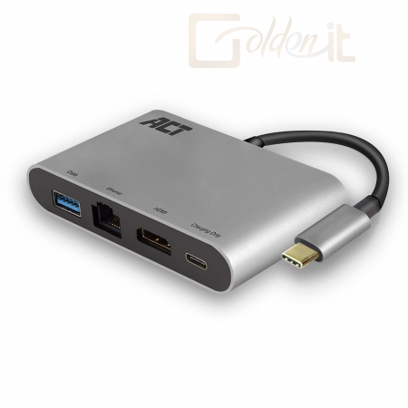 Notebook kiegészitők ACT AC7040 USB-C 4k Multiport Dock - AC7040