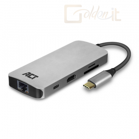 Notebook kiegészitők ACT AC7041 USB-C 4K Multiport Dock - AC7041