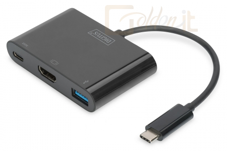 Notebook kiegészitők Digitus USB Type-C HDMI Multiport Adapter 4K@30Hz - DA-70855